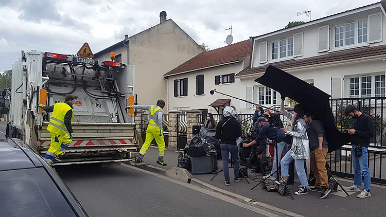 location de camion poubelle pour tournage